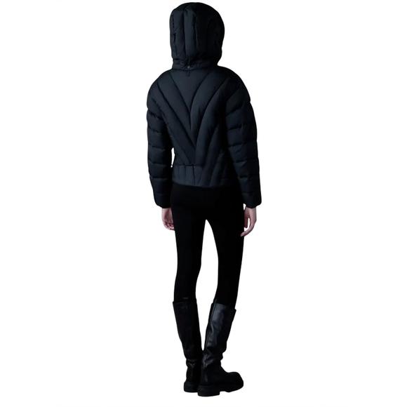 NEW MACKAGE women's hope softwash rounded quilt puffer down jacket in black - Picture 3 of 4